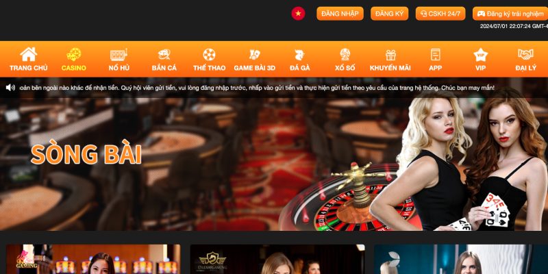 Sảnh Casino đẳng cấp