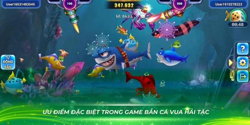 Khám phá các ưu điểm đặc biệt trong game bắn cá Vua Hải Tặc