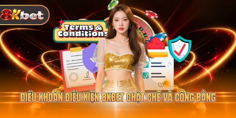Điều khoản điều kiện 8KBET chặt chẽ và công bằng