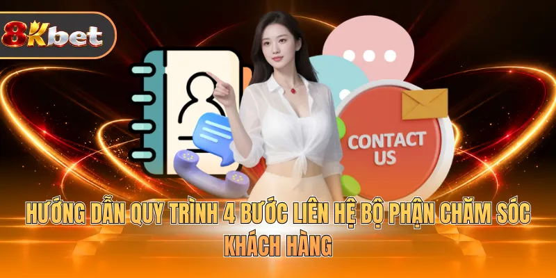 Hướng dẫn quy trình 4 bước liên hệ bộ phận chăm sóc khách hàng