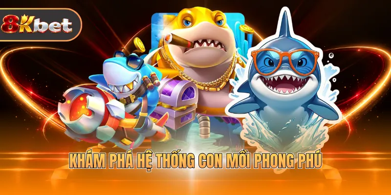 Khám phá hệ thống con mồi phong phú